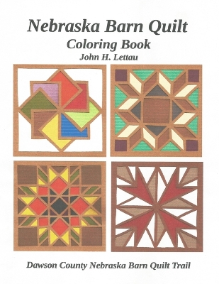 Book cover for Nebraska Barn Quilt Coloring Book