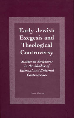 Book cover for Early Jewish Exegesis and Theological Controversy