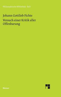 Book cover for Versuch einer Kritik aller Offenbarung (1792)