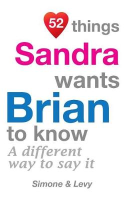 Book cover for 52 Things Sandra Wants Brian To Know