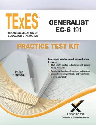 Book cover for TExES Generalist Ec-6 191 Practice Test Kit