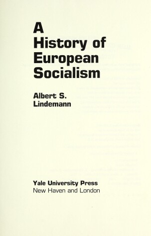 Book cover for A History of European Socialism