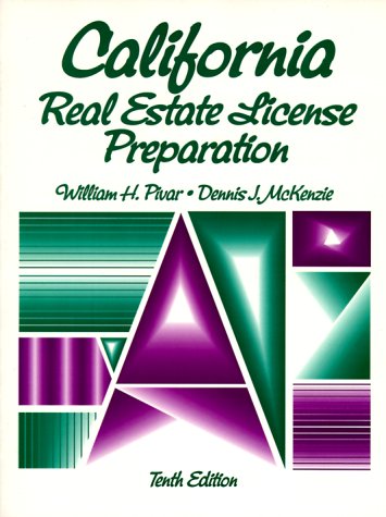 Cover of California Real Estate:License Preparation Text