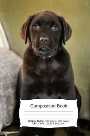 Cover of Chocolate Lab Composition Notebook