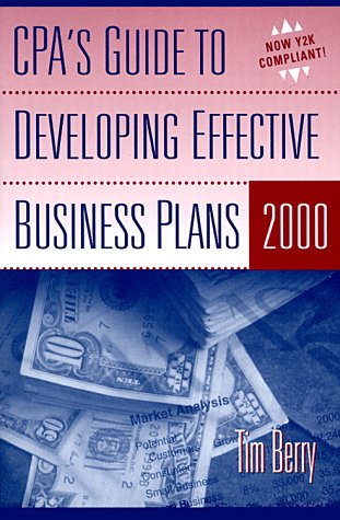 Book cover for CPA's Guide to Developing Effective Business Plans 2000