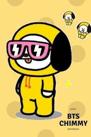 Cover of Kpop BTS BT21 CHIMMY Yellow Hoodie NoteBook For Boys And Girls