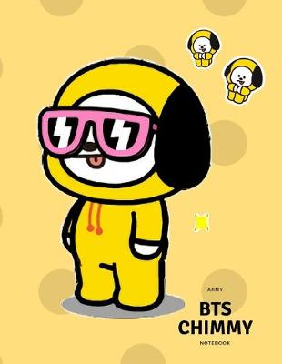 Book cover for Kpop BTS BT21 CHIMMY Yellow Hoodie NoteBook For Boys And Girls