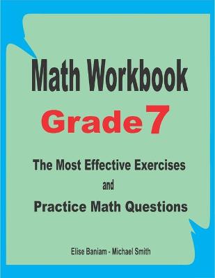 Book cover for Math Workbook Grade 7