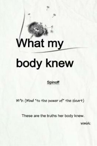 Cover of What my body knew Spinoff
