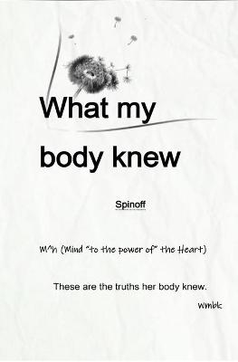 Book cover for What my body knew Spinoff