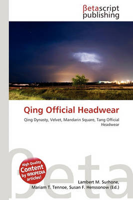 Cover of Qing Official Headwear