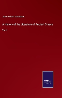 Book cover for A History of the Literature of Ancient Greece