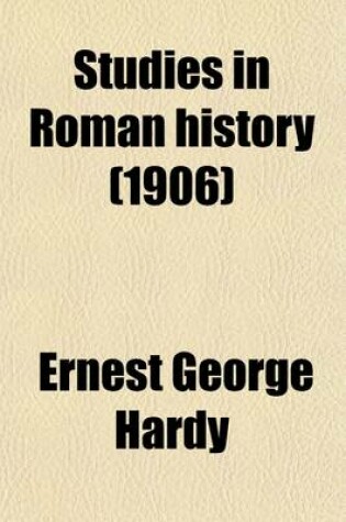 Cover of Studies in Roman History