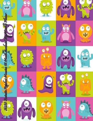 Cover of 2020 Fantastic Rainbow Monsters 18 Month Academic Year Monthly Planner