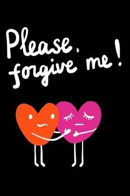 Book cover for Please Forgive Me (with two hearts holding each other)