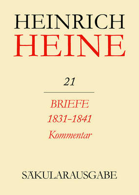 Cover of Briefe 1831-1841: Kommentar