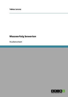 Book cover for Messeerfolg bewerten