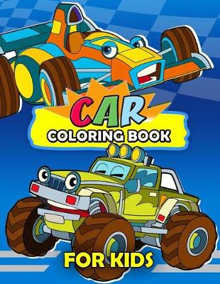 Book cover for Car Coloring Book for kids