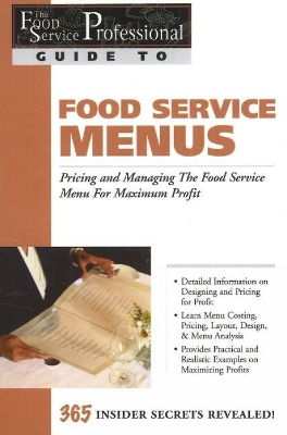 Book cover for Food Service Professionals Guide to Food Service Menus