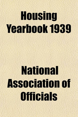 Book cover for Housing Yearbook 1939