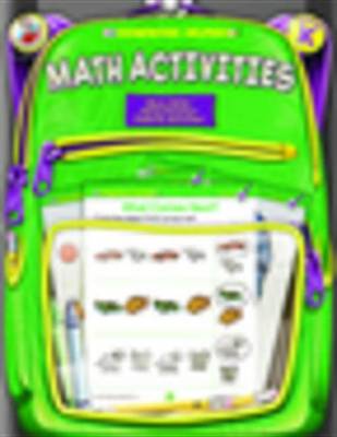 Book cover for Math Activities, Grade K