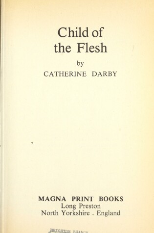 Cover of Child of the Flesh