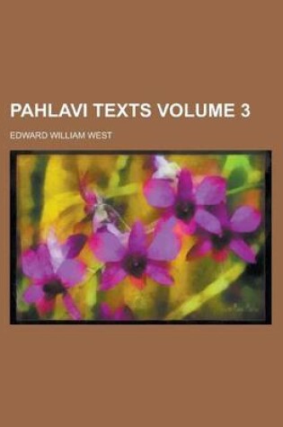 Cover of Pahlavi Texts (PT.5)