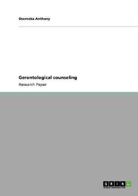 Cover of Gerontological counseling