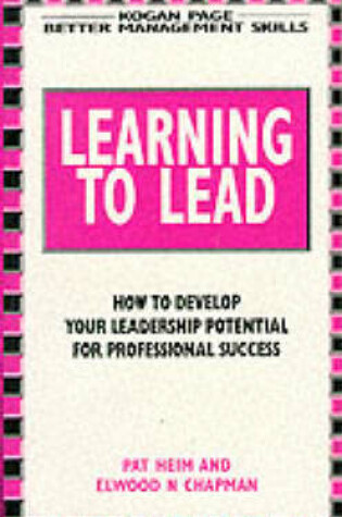 Cover of Learning to Lead