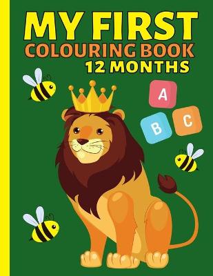 Book cover for My First Colouring Book 12 Months