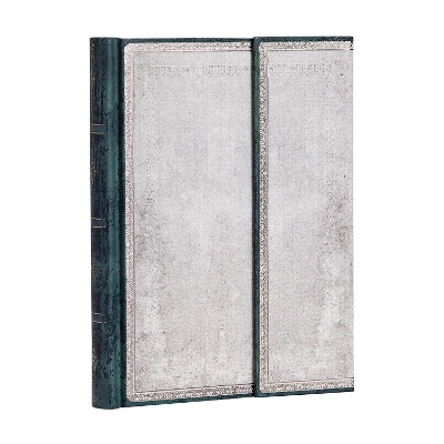Book cover for Flint Midi Lined Hardcover Journal (Wrap Closure)