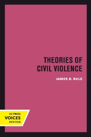 Cover of Theories of Civil Violence