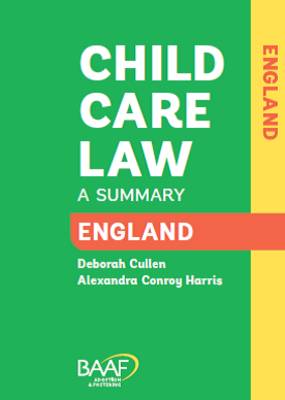 Book cover for Child Care Law: England and Wales