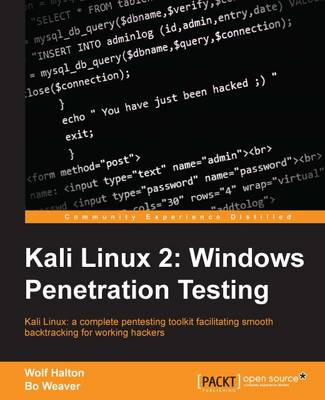 Book cover for Kali Linux 2: Windows Penetration Testing