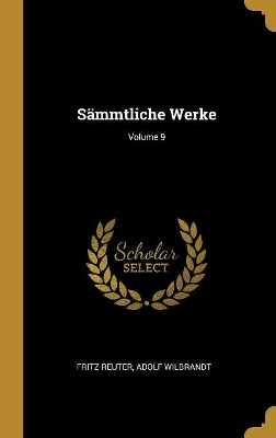 Book cover for Sämmtliche Werke; Volume 9