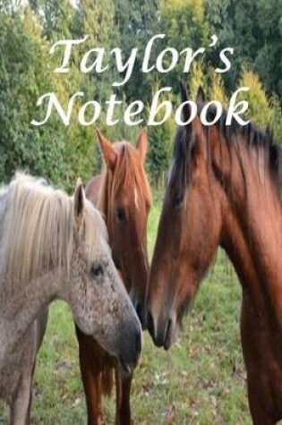 Cover of Taylor's Notebook