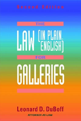 Book cover for The Law (in Plain English) for Galleries