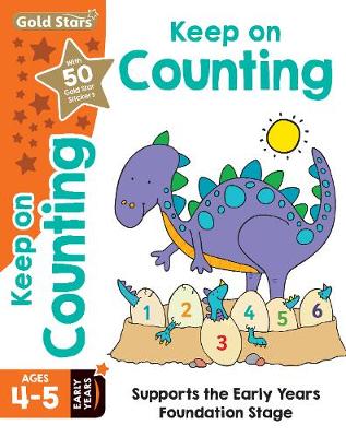 Book cover for Gold Stars Keep on Counting Ages 4-5 Early Years