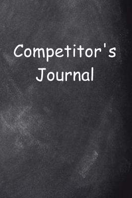 Book cover for Competitor's Journal Chalkboard Design