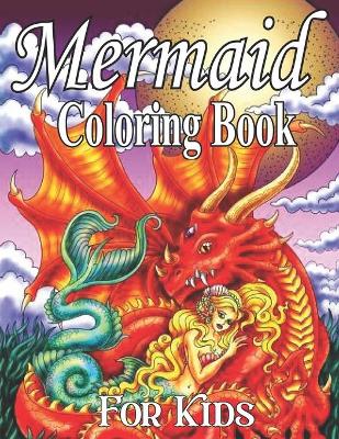 Book cover for Mermaid Coloring Book For Kids