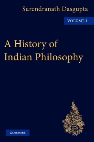 Cover of A History of Indian Philosophy