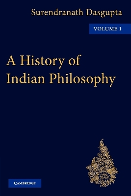 Book cover for A History of Indian Philosophy