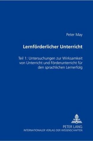 Cover of Lernfoerderlicher Unterricht