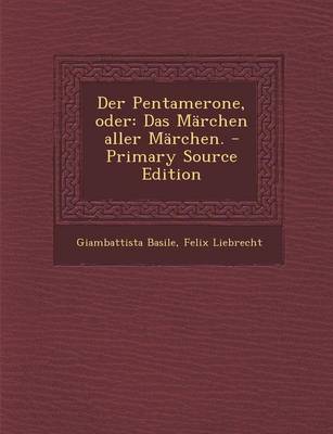 Book cover for Der Pentamerone, Oder
