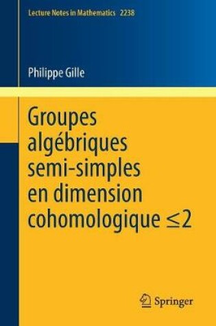 Cover of Groupes algebriques semi-simples en dimension cohomologique  2