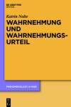 Book cover for Wahrnehmung Und Wahrnehmungsurteil