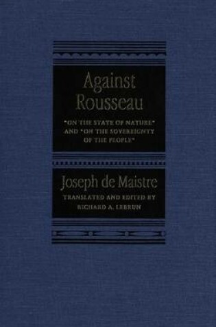 Cover of Against Rousseau