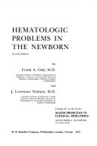 Cover of Haematologic Problems in the Newborn