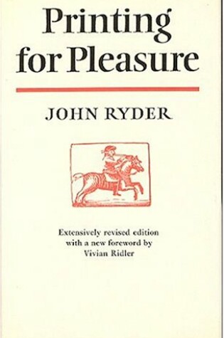 Cover of Printing for Pleasure