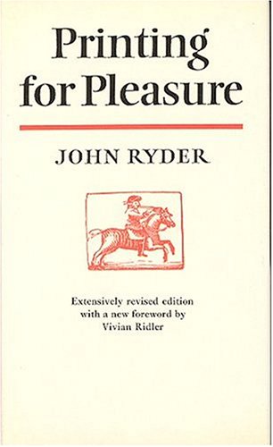 Book cover for Printing for Pleasure